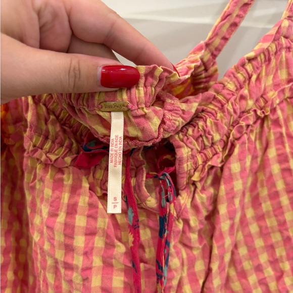 Pink Checkered Top - Picture 2 of 3